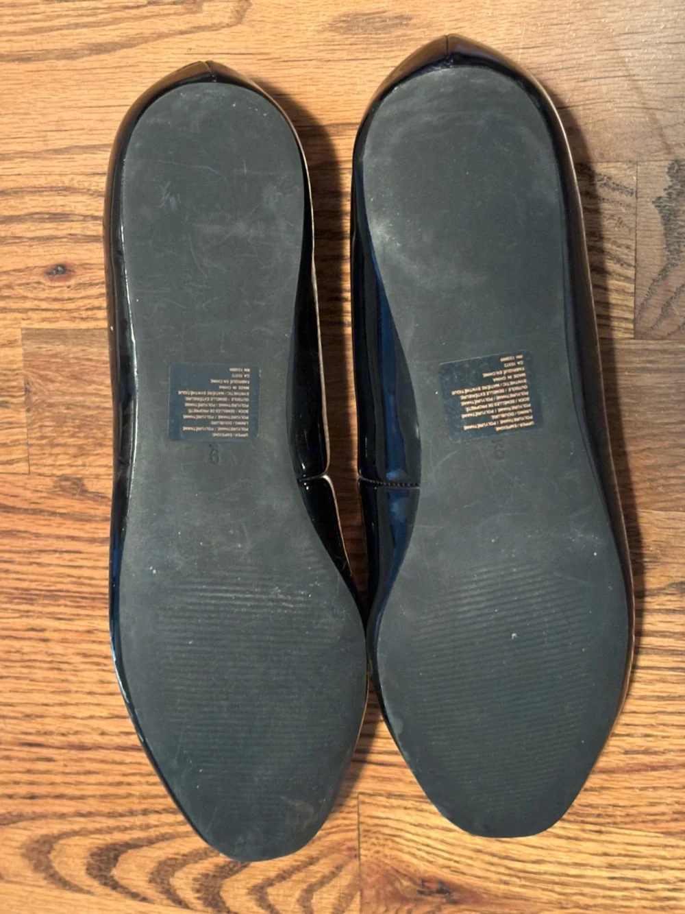 Joe Fresh Black Patent Jeweled Loafers 9